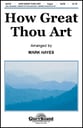 How Great Thou Art SATB choral sheet music cover